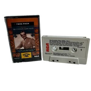 The Complete Glenn Miller Twin Pack Cassette Tapes 1975 RCA Tape Big Band Vtg